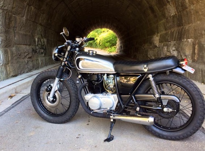 Caferacersunited Com Honda Cb360 Cafe Racer By Dallas Ziebell